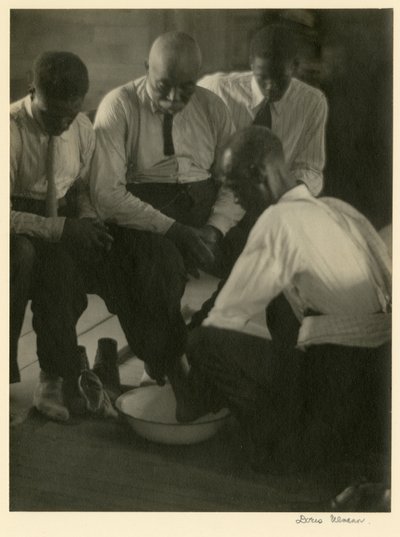 Foot Washing, South Carolina by Doris Ulmann
